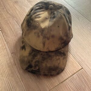 Lululemon Tie-Dye Olive Green & Black Baseball Cap